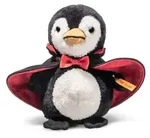 Steiff 057199 - Nibble der Vampir Pinguin, stehend, Pl&uuml;sch, 15 cm