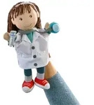 Handpuppe &Auml;rztin