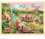 Einlegepuzzle Dinosaurierwanderung
