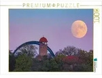 CALVENDO Puzzle Vollmond &uuml;ber dem Bergzoo 1000 Teile Lege-Gr&ouml;&szlig;e 64 &times; 48 cm