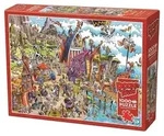 COBBLE HILL PUZZLES - Verr&uuml;cktes Wikingerdorf 1000 Teile