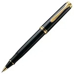 Pelikan Tintenroller Souver&auml;n&reg; R400, Edelharz, 24-Karat vergoldete Zierelemente,