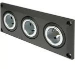 ProCar Einbausteckdose mit 3 Powersteckdosen Belastbarkeit Strom max.=20A 12 V, 24V