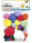 Folia Pompons MIX BUNT 30er Set