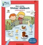 Mein 1. Sticker-Malbuch: Lieblingstiere - Mini-K&uuml;nstler