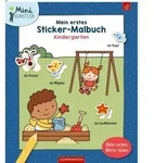 Mein 1. Sticker-Malbuch: Kindergarten - Mini-K&uuml;nstler