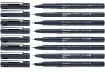Schneider Fineliner Pictus Strichst&auml;rken 0,05 - 0,9 mm, 8er Set