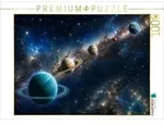CALVENDO Puzzle Planeten:Uranus, Saturn, Jupiter, Mars und Erde 1000 Teile