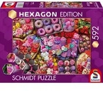 Hexagon Puzzle, Lieblingsleckereien, 592 Teile