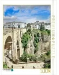 CALVENDO Puzzle Der Ponte Nueva mit Blick auf den gegen&uuml;berliegenden...