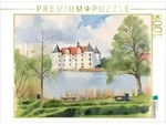 CALVENDO Puzzle Schloss Gl&uuml;cksstadt 1000 Teile Lege-Gr&ouml;&szlig;e 64x48cm...