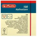 Herlitz Haftnotizblock 75x75mm 100 Blatt gelb