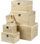 Creativ Company Holzk&auml;sten-Set, 6er Set
