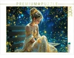CALVENDO Puzzle Titelbild aus dem Kalender Lichtgefl&uuml;ster - Frau auf Bank 1000...