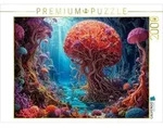 CALVENDO Puzzle Das Myzel des Meeres: Ein leuchtendes Korallen-Pilz-Riff in der