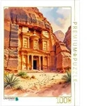 CALVENDO Puzzle Petra - Das Felsenwunder Jordaniens 1000 Teile Lege-Gr&ouml;&szlig;e...