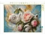 CALVENDO Puzzle Samtpfoten Spiel 2000 Teile Lege-Gr&ouml;&szlig;e 90 &times; 67 cm...