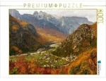 CALVENDO Puzzle Blick auf das Thet-Tal in den Albanischen Alpen 1000 Teile