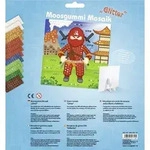 URSUS Moosgummi-Mosaik "Glitter - Ninja-K&auml;mpfer"