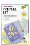FOLIA Bastelartikel Prickel-Set, inkl. Prickelnadel, Filz und 6x Motivkarten in