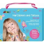 Nagelsticker & Tattoos Meerjungfrau