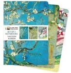 Dreier Set DIN-A5-Format-Notizb&uuml;cher: Vincent van Gogh, Bl&uuml;ten