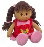 POUPETTA Lucy mit braunem Haar