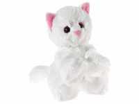 Heunec 246676 - MISANIMO Glitter-Kitty Babykatze weiß, 20 cm