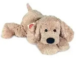 Schlenkerhund, beige, 40 cm