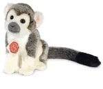 Teddy Hermann 92917 - &Auml;ffchen grau, 17 cm, Pl&uuml;schtier