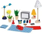 goki Accessoires Wohn- und Schlafzimmer f&uuml;r Puppenhaus
