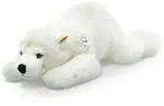Steiff 115134 - Arco Eisb&auml;r, liegend, Pl&uuml;sch, weiss, L&auml;nge: 90 cm