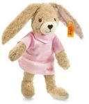 Steiff 237577 - Hoppel Hase mit Kleid in rosa, Pl&uuml;sch, 20 cm