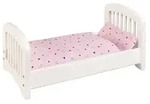 goki Puppenbett, Holz, wei&szlig; lackiert, xx cm