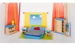 goki Puppenm&ouml;bel Schlafzimmer f&uuml;r Puppenhaus