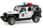 bruder 02526 Jeep Wrangler Rubicon Unlimited Polizeifahrzeug, L+S und Polizist