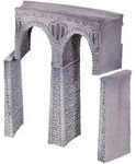 NOCH 58664 H0 Bruchstein-Viadukt 1gleisig Universell (B x H) 44mm x 245mm