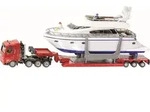 Siku 1849 Schwertransport mit Yacht