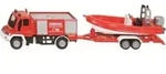Siku 1636 Unimog Feuerwehr mit Boot