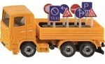 Siku 1322 LKW mit Verkehrszeichen