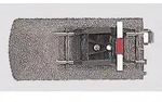 M&auml;rklin H0 C-Gleis (mit Bettung) 24977 Gleisende mit Prellbock 77.5mm 1St.