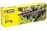 NOCH 58670 H0 Rh&ocirc;ne-Viadukt 1gleisig Universell (L x B x H) 370 x 44 x 150mm
