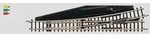 M&auml;rklin 8562 Z miniclub Gleis Weiche, elektromagnetisch, links 110mm 13&deg; 490mm 1St.