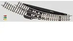M&auml;rklin 8569 Z miniclub Gleis Bogenweiche, elektromagnetisch, rechts 30&deg; 195mm 1St.