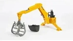 Bruder Profi-Serie Heckbagger mit Greifer