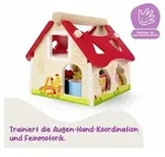 Eichhorn Holz Steckhaus, 15-teilig
