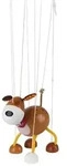 goki Marionette Hund aus Holz