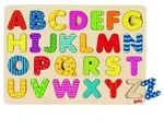 goki Alphabetpuzzle, Gro&szlig;buchstaben aus Holz