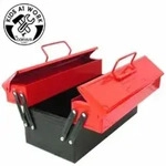 Kids at work: Metall-Werkzeugkasten, rot