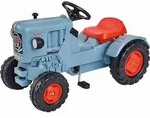 BIG 800056565 - Tret-Traktor Eicher Diesel ED 16, grau, Aufsitz-Kindertraktor ab 3